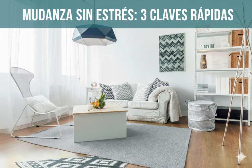 🚚 Mudanza sin estrés: 3 claves rápidas